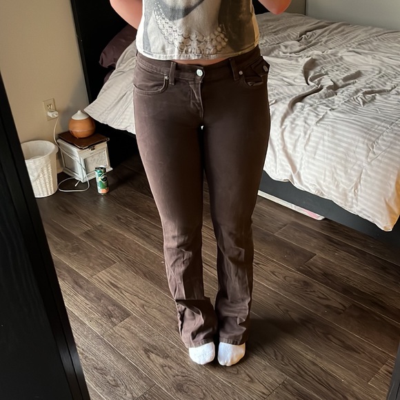 Revice Denim Brown Low Waisted Jeans - Picture 3 of 3